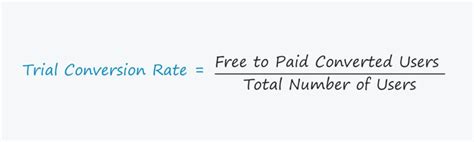 What Is Trial Conversion Rate Formula Calculator