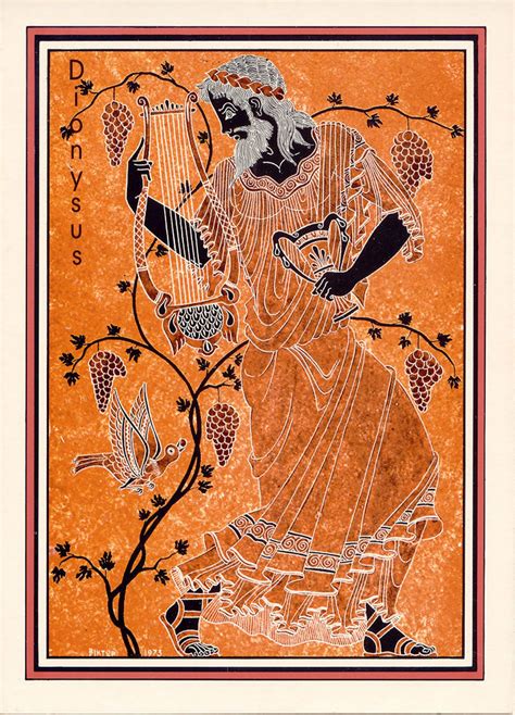 Poster Of Dionysus God Of Wine Greek Mythology Art Greek Paintings