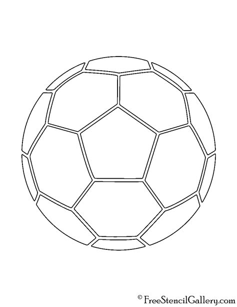 Soccer Ball Stencil Printable Printable World Holiday
