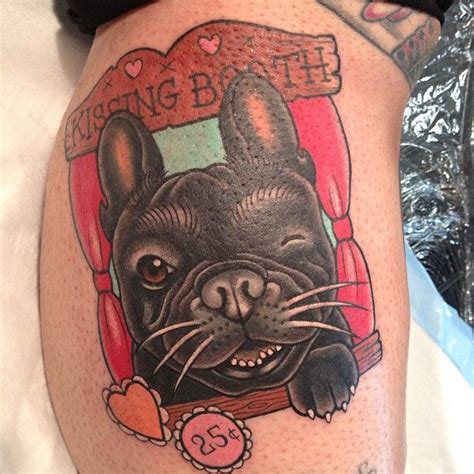 French bulldogs aren't born with their ears standing up. The 21 Coolest French Bulldog Tattoo Designs In The World