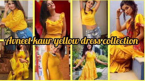 Avneet Kaur In Yellow Dresses Youtube