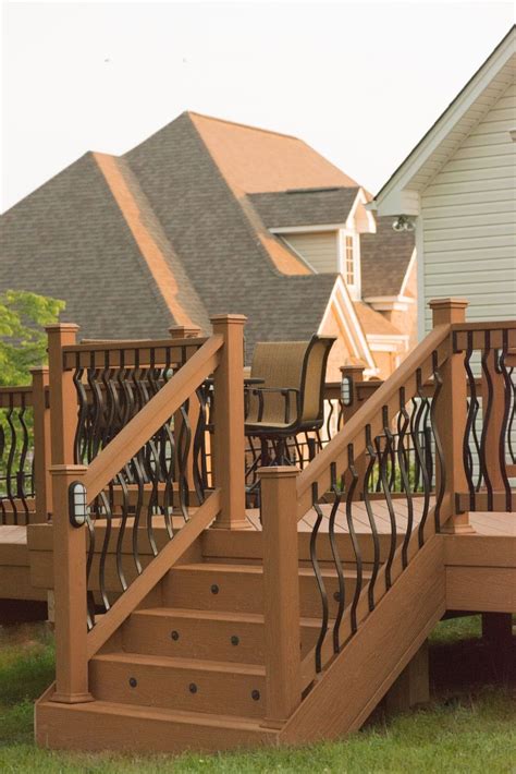 Step Up Your Deck In Style Choicedek Composite Decking In Harvest
