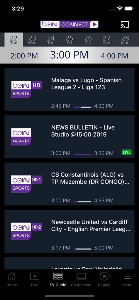 ‎bein Connect On The App Store Free Online Tv Channels Online Tv