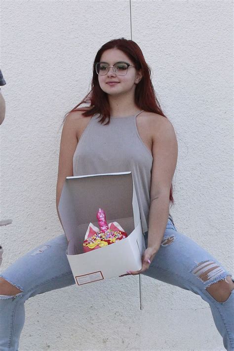 Ariel Winter Posing For Her Friend Out In Los Angeles 05262017