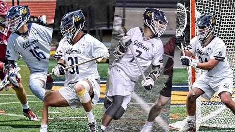 Four Team Captains Announced 2020 Season Cal Mens Lacrosse