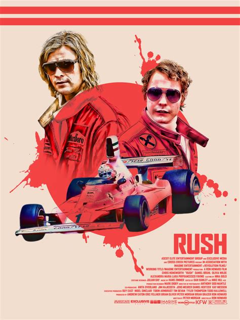 Rush 2013 Alternative Movie Poster Poster By Dakotarandall1