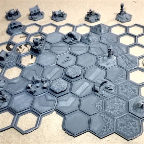 3d Printable Hex Quest World Mapping System By Clay Rade