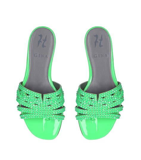 Gina Green Embellished Loren Thong Sandals Harrods Uk