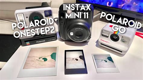 Polaroid Go Vs Instax Mini 11 Vs Polaroid Onestep2 Youtube