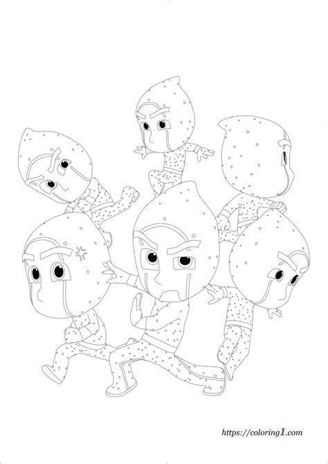 Hello Ninja Netflix Coloring Pages - Geger Png