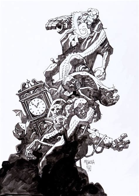 Hellboy Par Mike Mignola Mike Mignola Art Les Arts Illustration