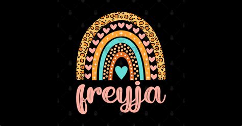 Freyja Name Freyja Birthday Freyja Sticker Teepublic