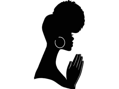 Black Woman Praying Svg Free 306 Svg File For Cricut