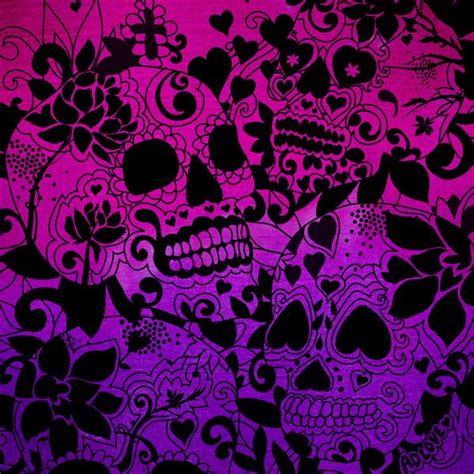 Sugar Skulls Purple Art Print By Mad Love Society6 Sugar Skull