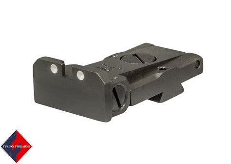 Now Available Bomar Style Fully Adjustable Rear Sight White Dot