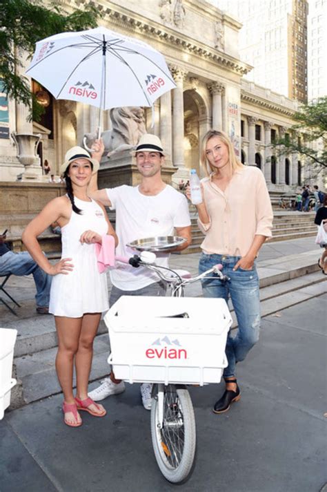 Maria Sharapova Serves Up Evian Bottle Service 19 Gotceleb