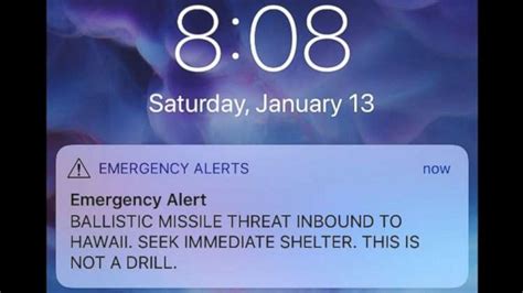 this is not a drill hawaii gets false alert of missile attack fr abc7 chicago