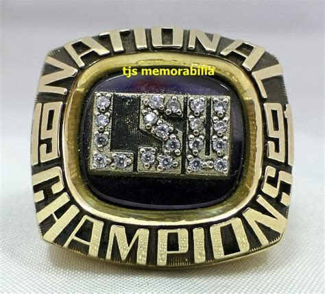 1991 Louisiana State Lsu Tigers National Championship Ring Buy And