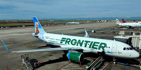 Economy fare is the only cabin fare available on frontier flights. Frontier Airlines passenger opens cabin door on plane