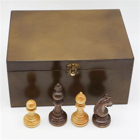 Luxury Wooden Chess Piece Box Henry Chess Sets