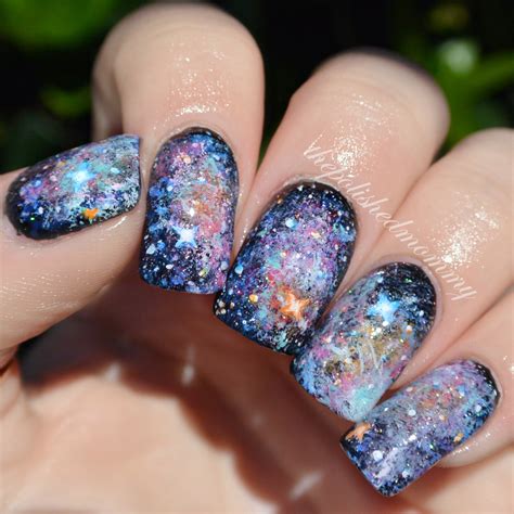 Galaxy Nails The Polished Mommy