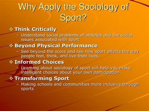 Ppt Sociology Of Sport V Psychology Of Sport Powerpoint Presentation