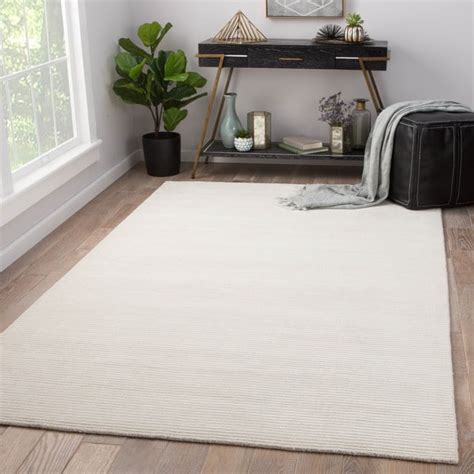 Shop Phase Handmade Solid Ivory Area Rug 9 X 12 810 X 119
