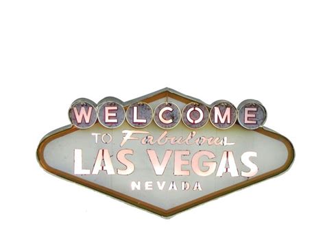 Welcome To Las Vegas Light Up Sign
