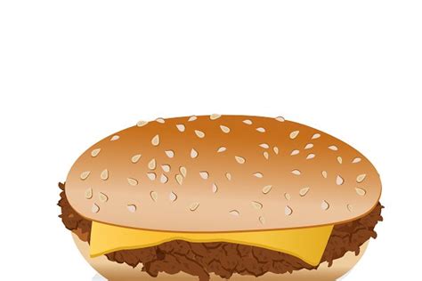 Cheeseburger Vector Pre Designed Illustrator Graphics ~ Creative Market