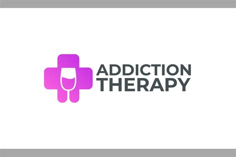 Addiction Therapy Logo Illustrator Templates Creative Market
