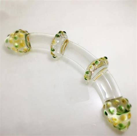 New Butt Plug Glass Dildo Double Gode Big Anal Beads Double Penetration