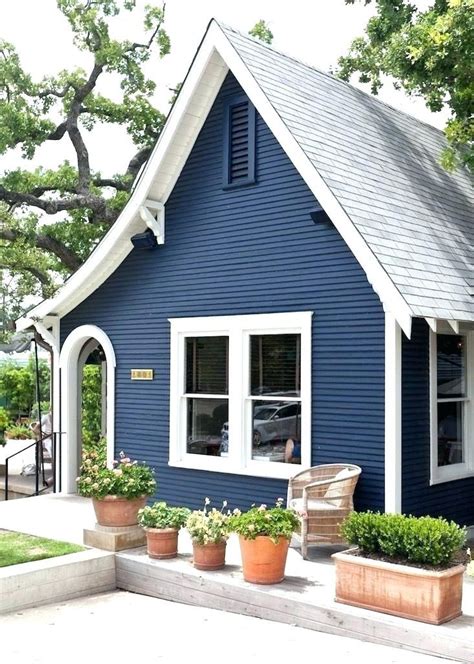 Navy Blue Shutters Navy Blue Shutters Brick House Red Door Siding With