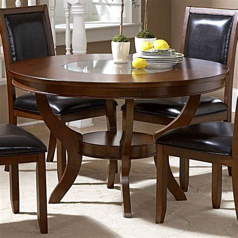 Avalon Dinette With 48 Inch Round Table Homelegance Furniture Cart