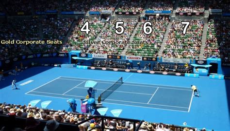 australian open seating guide rod laver arena