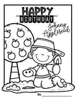 28+ Johnny Appleseed Coloring Page - SonasHarlee