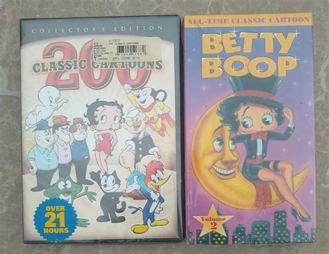 Betty Boop 200 Classic Cartoons 4 Disc Dvd Set Collectors Edition