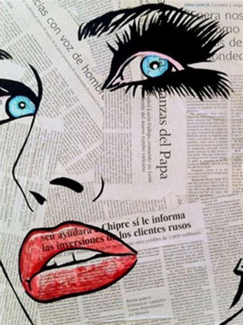 Pin By Brittany Mays On Art Newsprint Pop Art Painting Art Pop