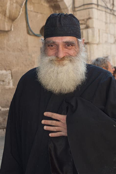 Greek Orthodox Priest Jerusalem Photograph By Mel Noodelman