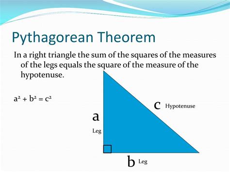 Ppt Pythagorean Theorem And Its Converse Powerpoint Presentation