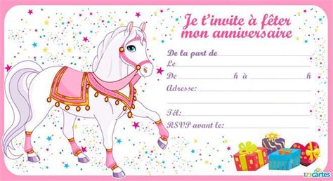 Cartes d'invitation d'anniversaire pour fille gratuites à imprimer et autres idées. Résultat de recherche d'images pour "carte invitation ...