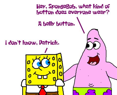 Spongebob And Patricks Belly Button Joke By Mjegameandcomicfan89 On Deviantart