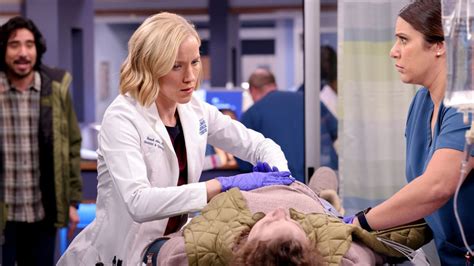 chicago med s jessy schram checks in with her sister after each episode