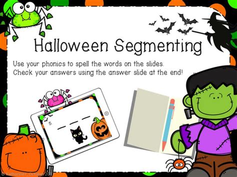 Digital Worksheet Halloween Phonics Freebie Teaching Resources