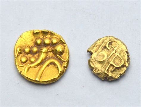 India Fanam 16th Century Malabar Vira Raya 2 Coins Catawiki