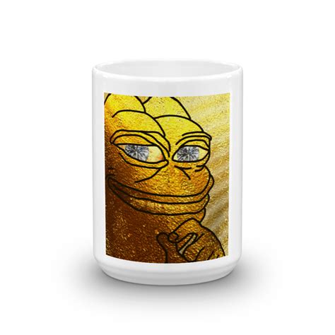 Golden Rare Pepe Limited Edition Mug Memestolife