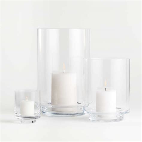 Taylor Glass Hurricane Candle Holders Crate And Barrel