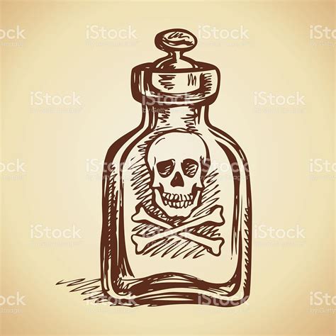 Apothecary can with dia envenom bane and mortal cross bones for... | Bottle drawing, Drawings ...