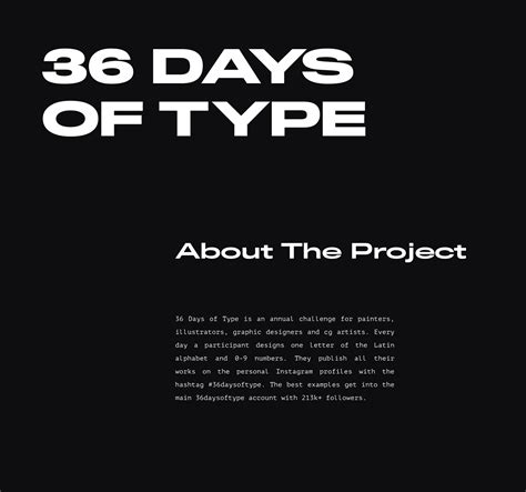 36 Days Of Type On Behance