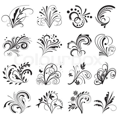 Bildergebnis fur schablonen zum ausdrucken ornamente. Vector illustration | Stock vektor | Colourbox