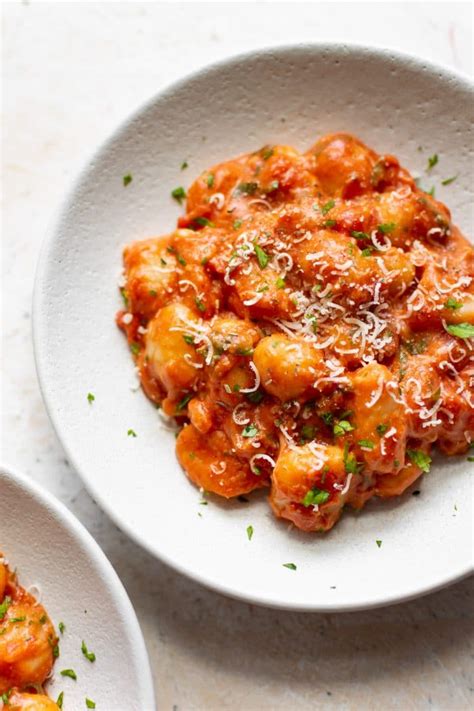 Gnocchi With Tomato Sauce Salt Lavender